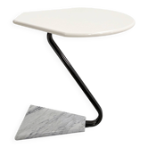 La Palma side table with marble base, 1980