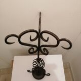 Chandelier en fer forge + bougie