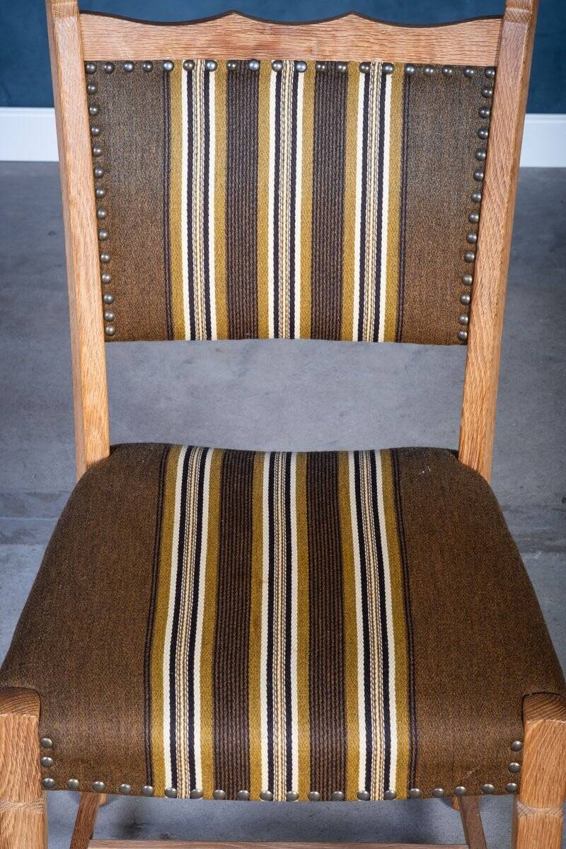 Vintage Oak Chairs, Denmark, 1960s, Set of 4