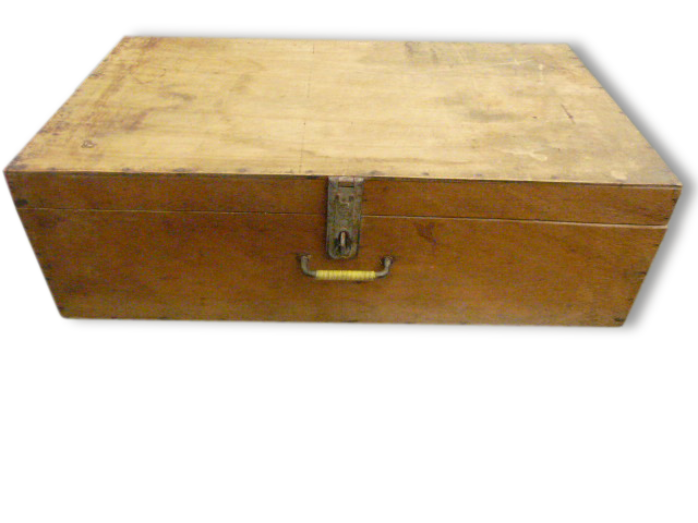 Old suitcase wood