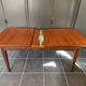 Table extensible scandinave en teck 150/225x86cm vintage an60