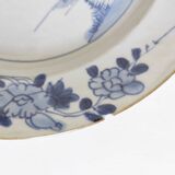 Assiette Chinoise bleu blanc 18e siècle