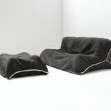 Canapé Yoko en alcantara par Michel Ducaroy pour Ligne Roset France