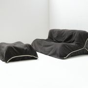 Yoko sofa in alcantara by Michel Ducaroy for Ligne Roset France