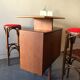 2 bistro bar stools