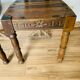 Ensemble de 5 chaises en bois, travail artisanal