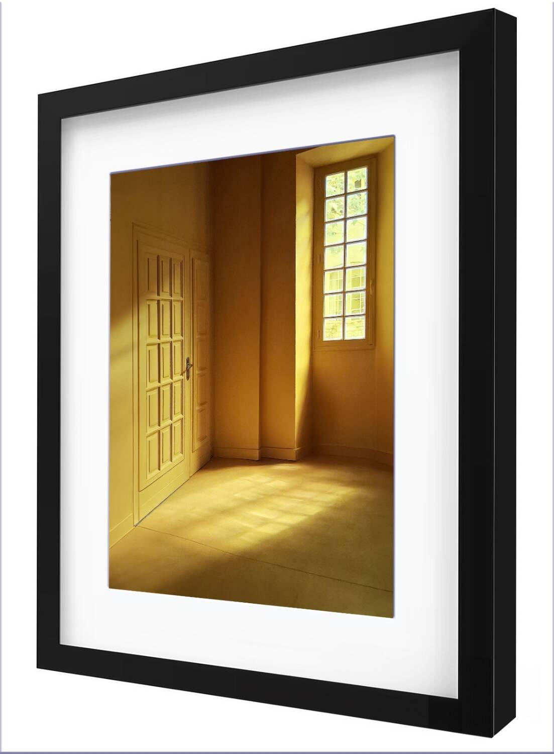 Yellow interior photograph