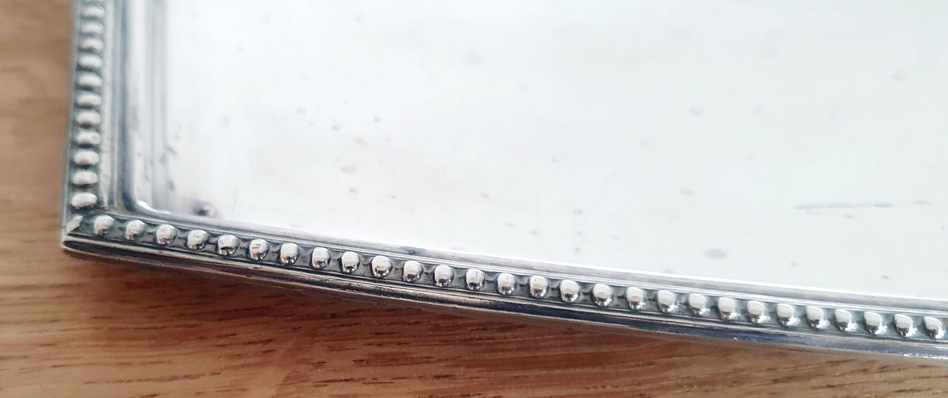 Silver and crystal liquor service