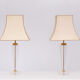 Paire de lampes de table Hollywood Regency lucite 1970 France