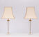 Paire de lampes de table Hollywood Regency lucite 1970 France