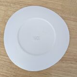 12 assiettes à dessert Niderviller modèle "Rose noire"