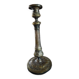 Antique brass candlestick