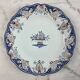 plate decorative plate Rouen Handmade