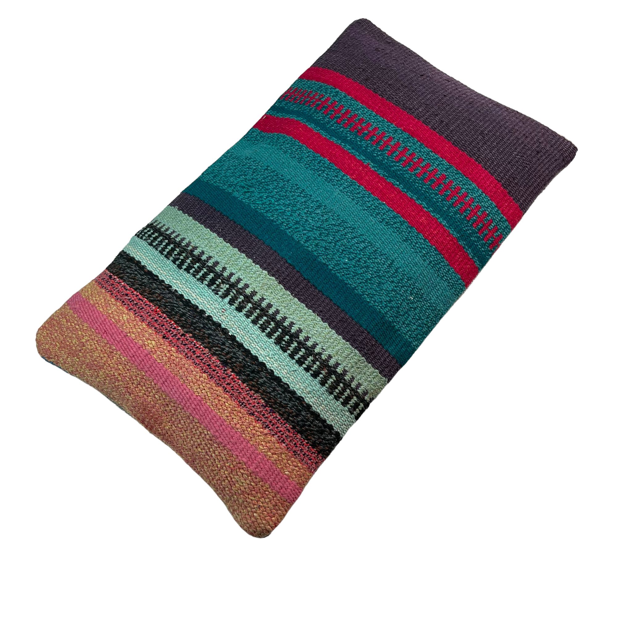 Housse de coussin kilim turc vintage 30x50cm