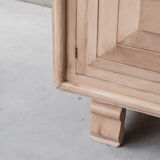 French wooden geometric mid-century sideboard