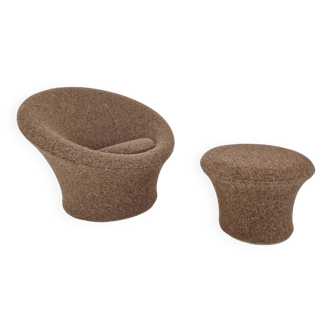 Mushroom Armchair and Ottoman by Pierre Paulin for Artifort, 1960's