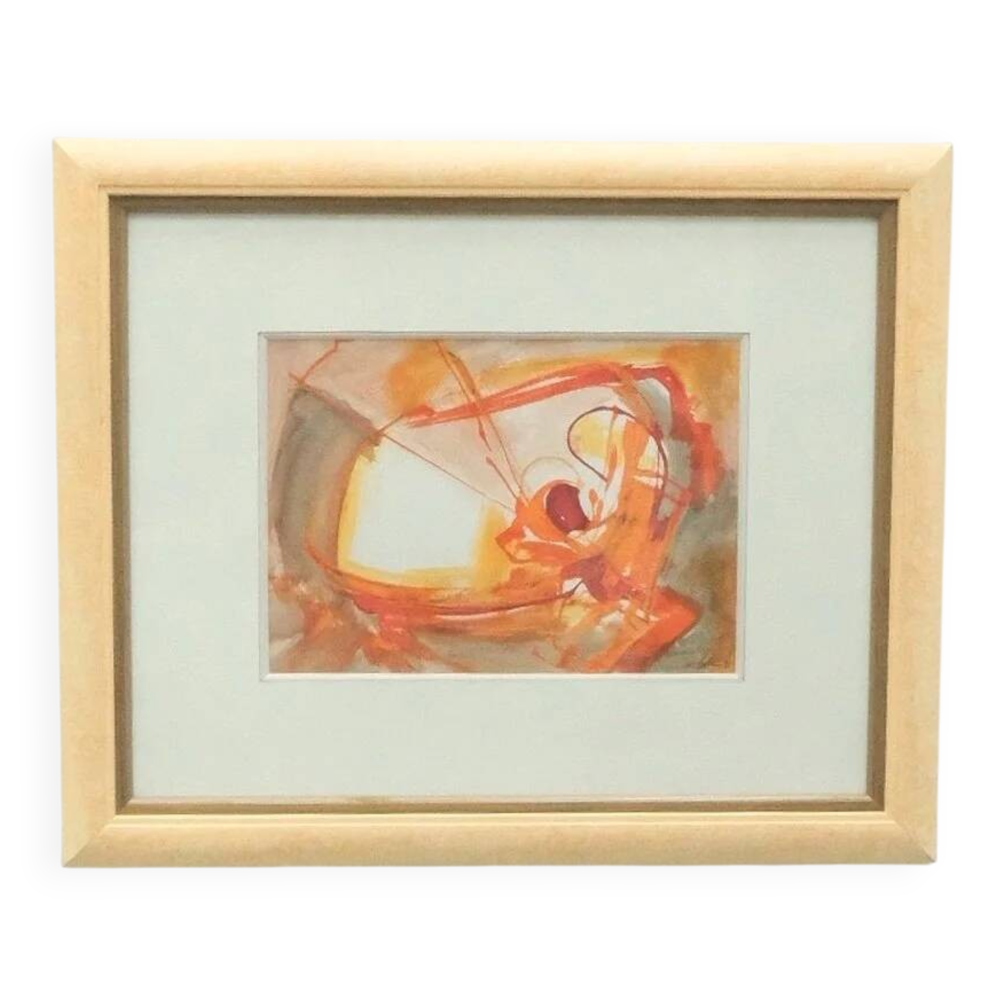 Watercolor on paper signed, 1981