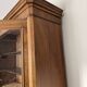 American walnut glass cabinet/bookcase