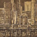 Painting a.florian "new york" 1981