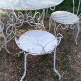 Garden furniture in iron