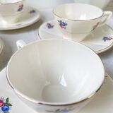 Vintage floral porcelain tea set DIGOIN SARREGUEMINES