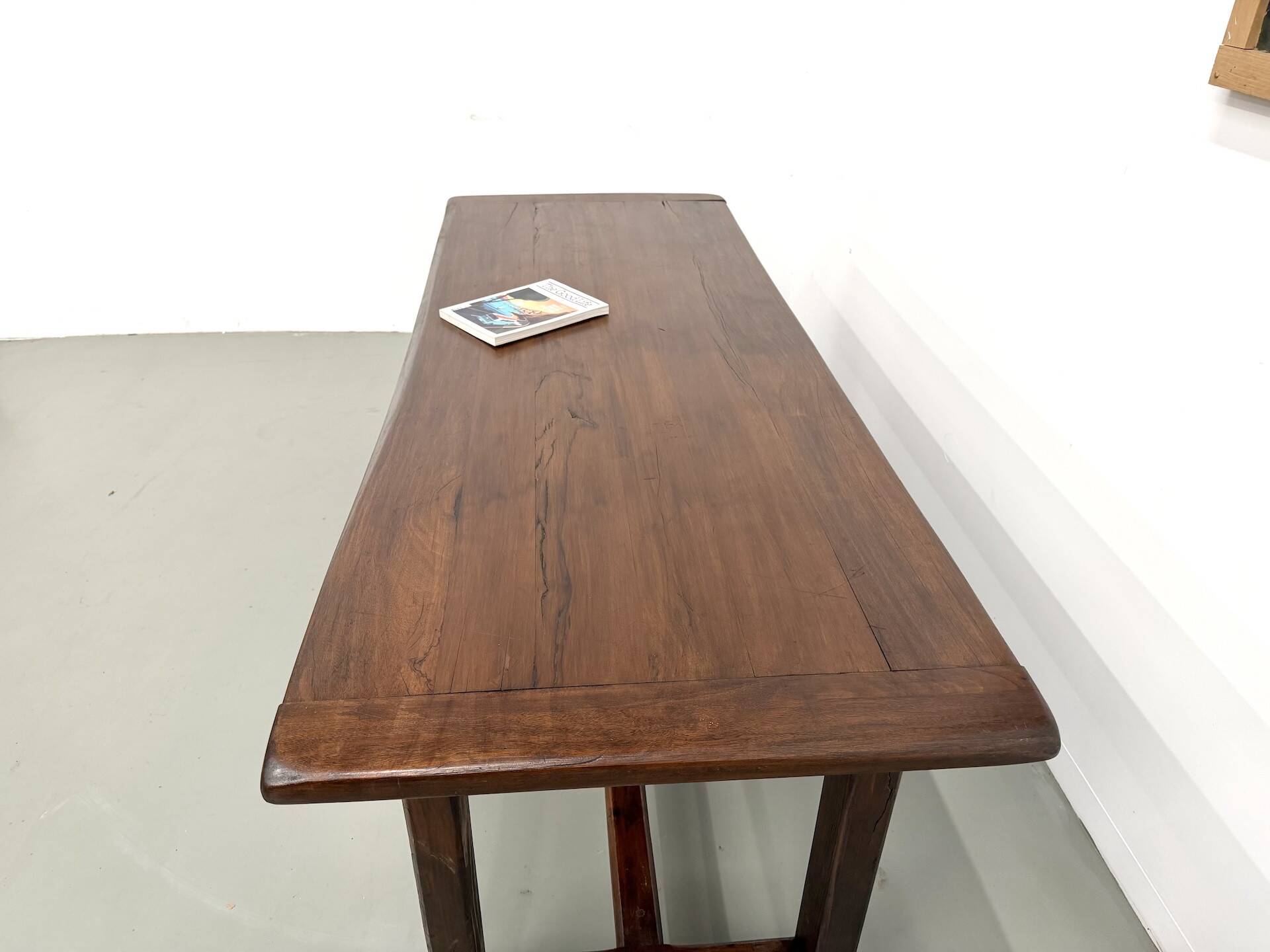 Farm table circa 1900 in solid oak and pine.
