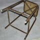 Series of 7 vintage workshop stools