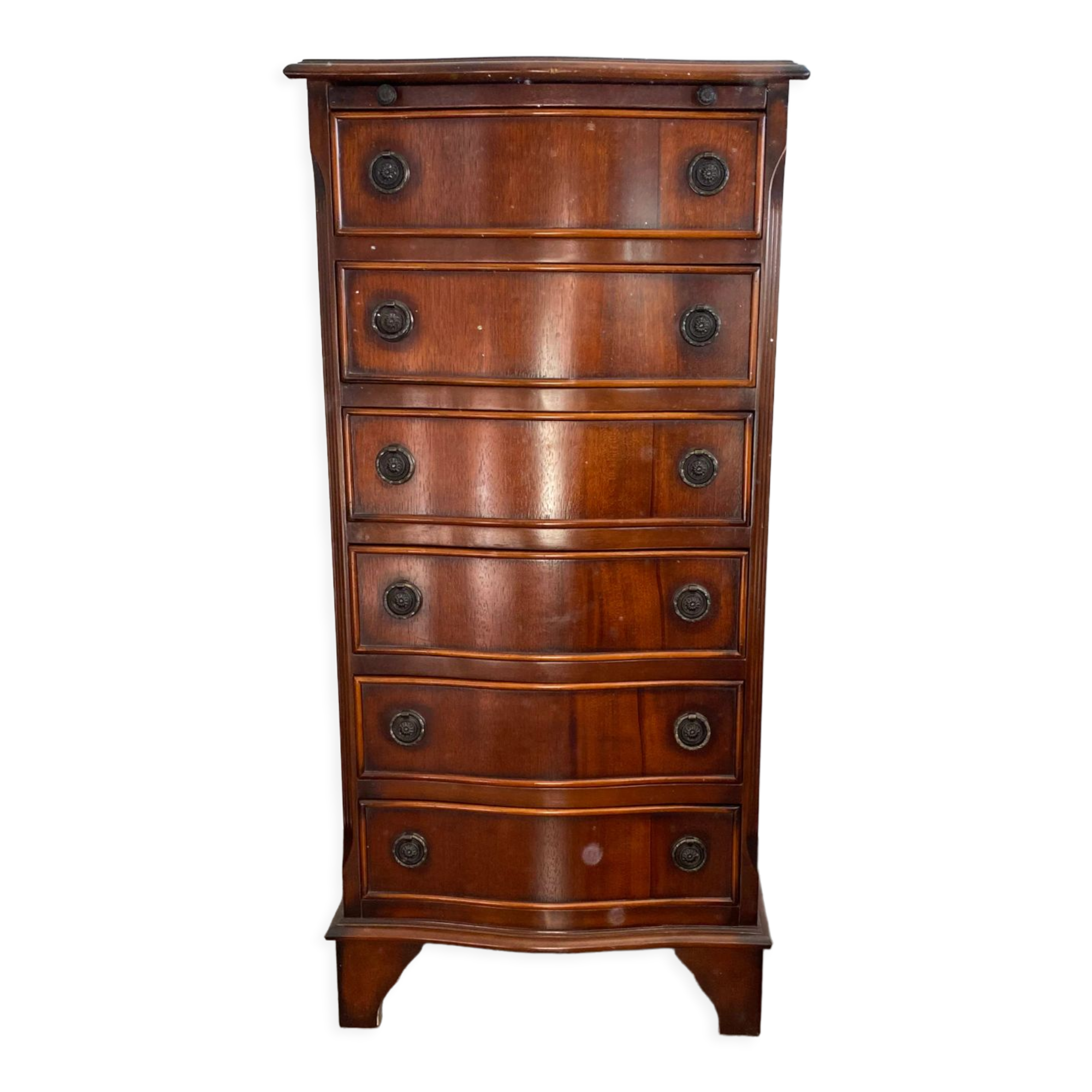 Semainier de style ancien en acajou