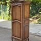 Single door oak wardrobe in Louis XV style – Vintage wardrobe