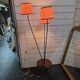 1950s/60s tripod floor lamp with 3 lights.