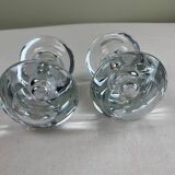 Set of 70s design candlesticks