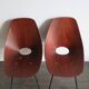Vittorio Nobili for Fratelli Tagliabue Italian Medea dining chairs, 1950s