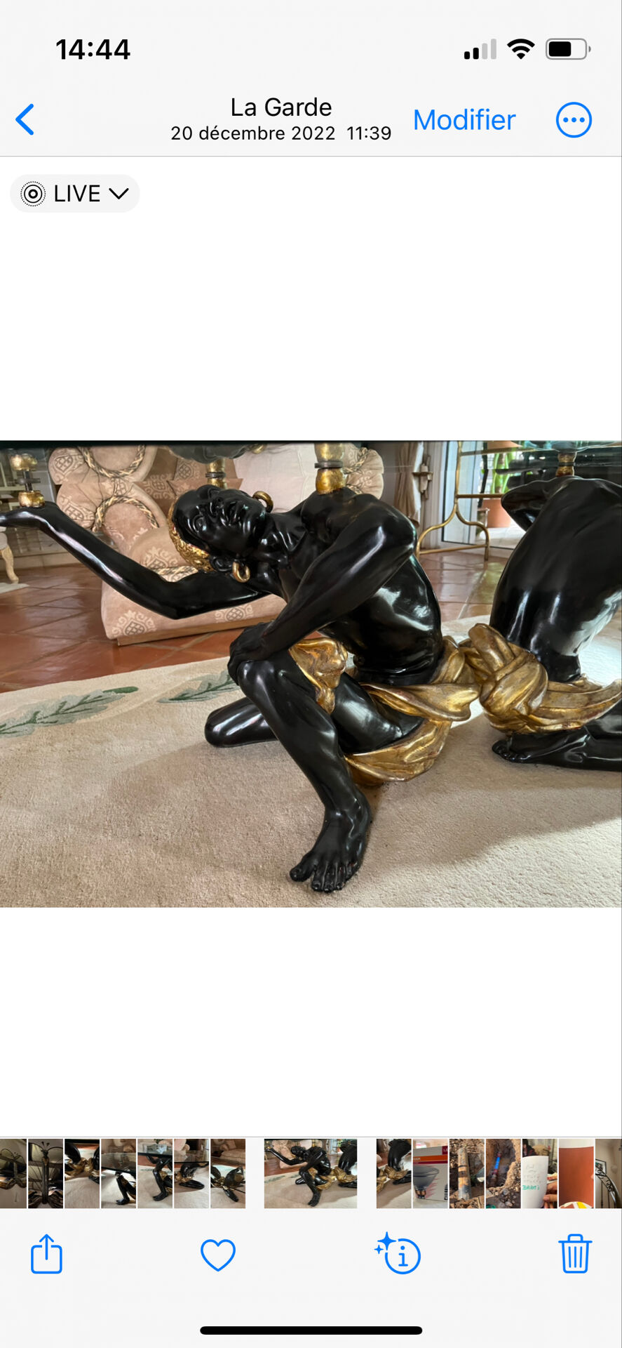 Rare very beautiful Art Deco coffee table