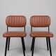 Super comfortable faux leather chairs