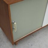 U-452 Green and White Sideboard by Jiri Jiroutek for Interier Praha 1960