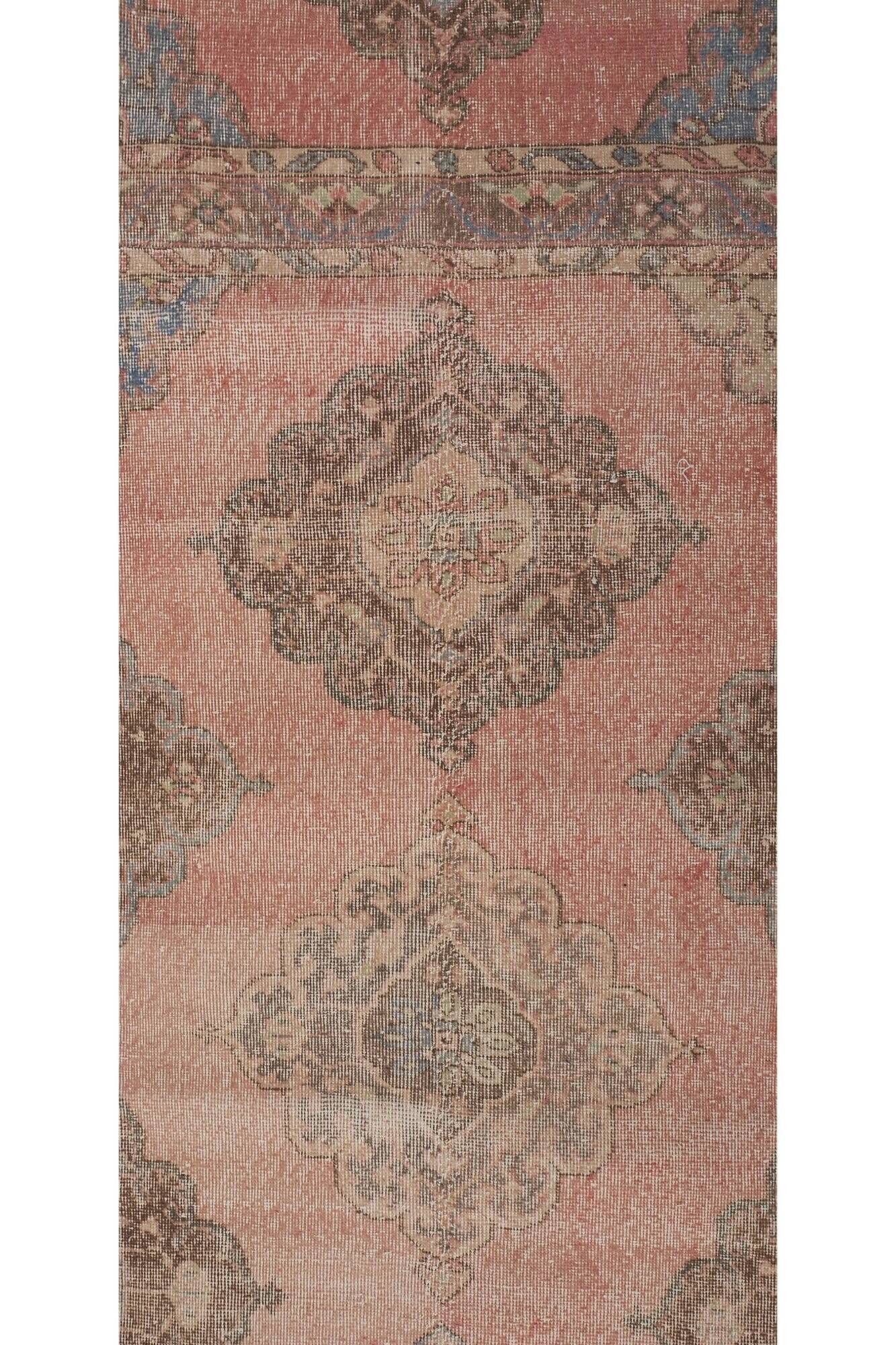 Tapis de couloir turc vintage 85x740 cm