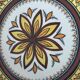 Henriot Quimper fruit bowl with stylized floral motif