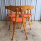 Lot de 6 chaises luterma "banane "