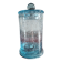 Sweet jar for deserving children made of bubble glass from Biot, with a lid.