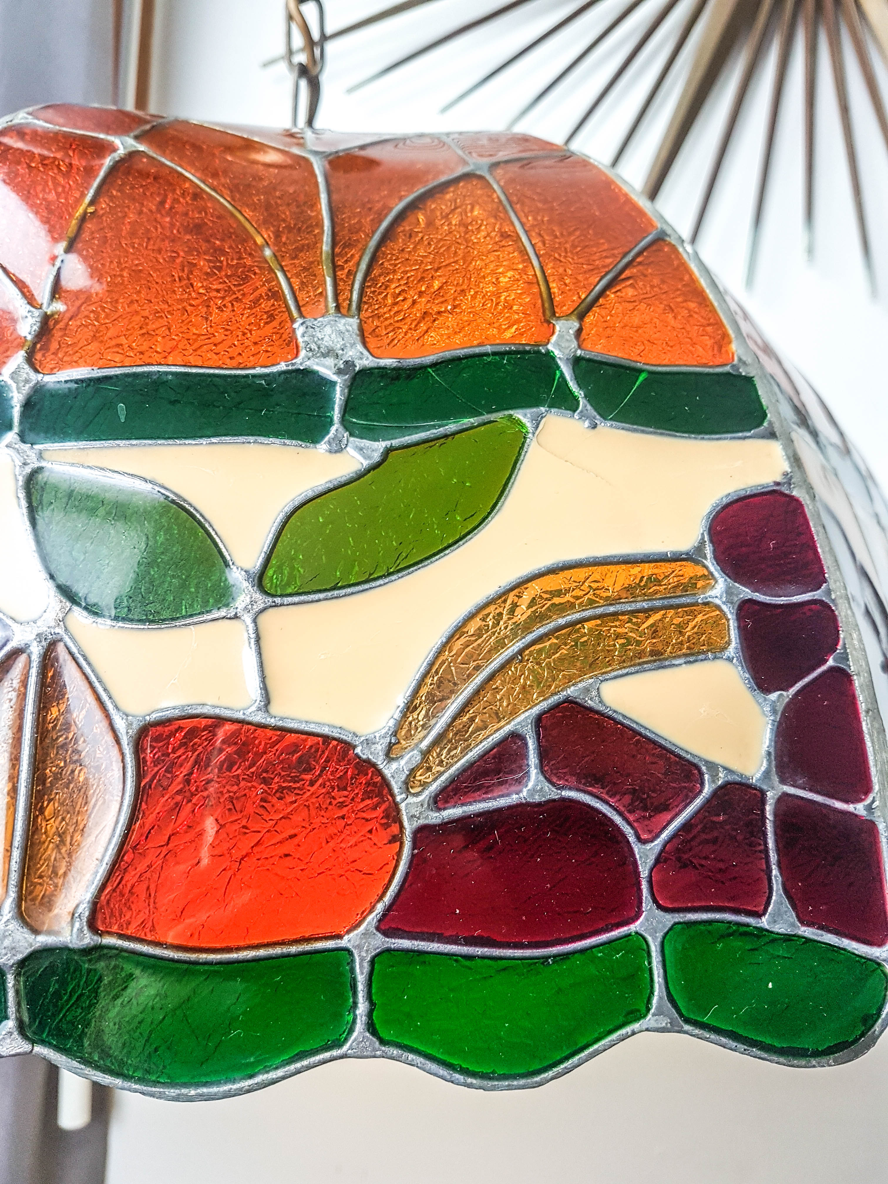 Suspension lamp style "Tiffany" vintage Art Deco