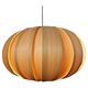 Large Veneer Rare Midcentury Pendant, Denmark, 1960s