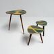 Set of 3 restored plant stands from France, 1960s