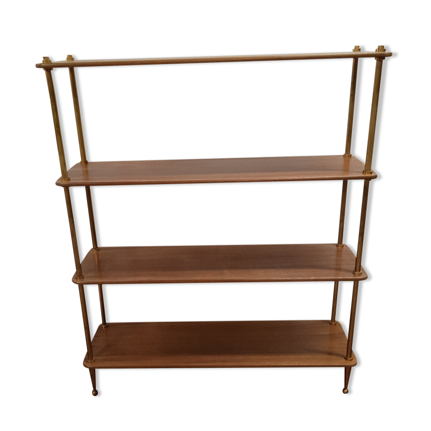 Small mahogany bookcase shelf