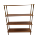 Small mahogany bookcase shelf