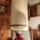 Ceramic and aluminum table lamp / design 20 th century