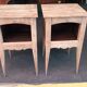 Pair of rustic bedside tables