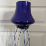 Ancient Medusa Cobalt Blue Cup Vase Jozefina Krosno Octopus Blown Glass
