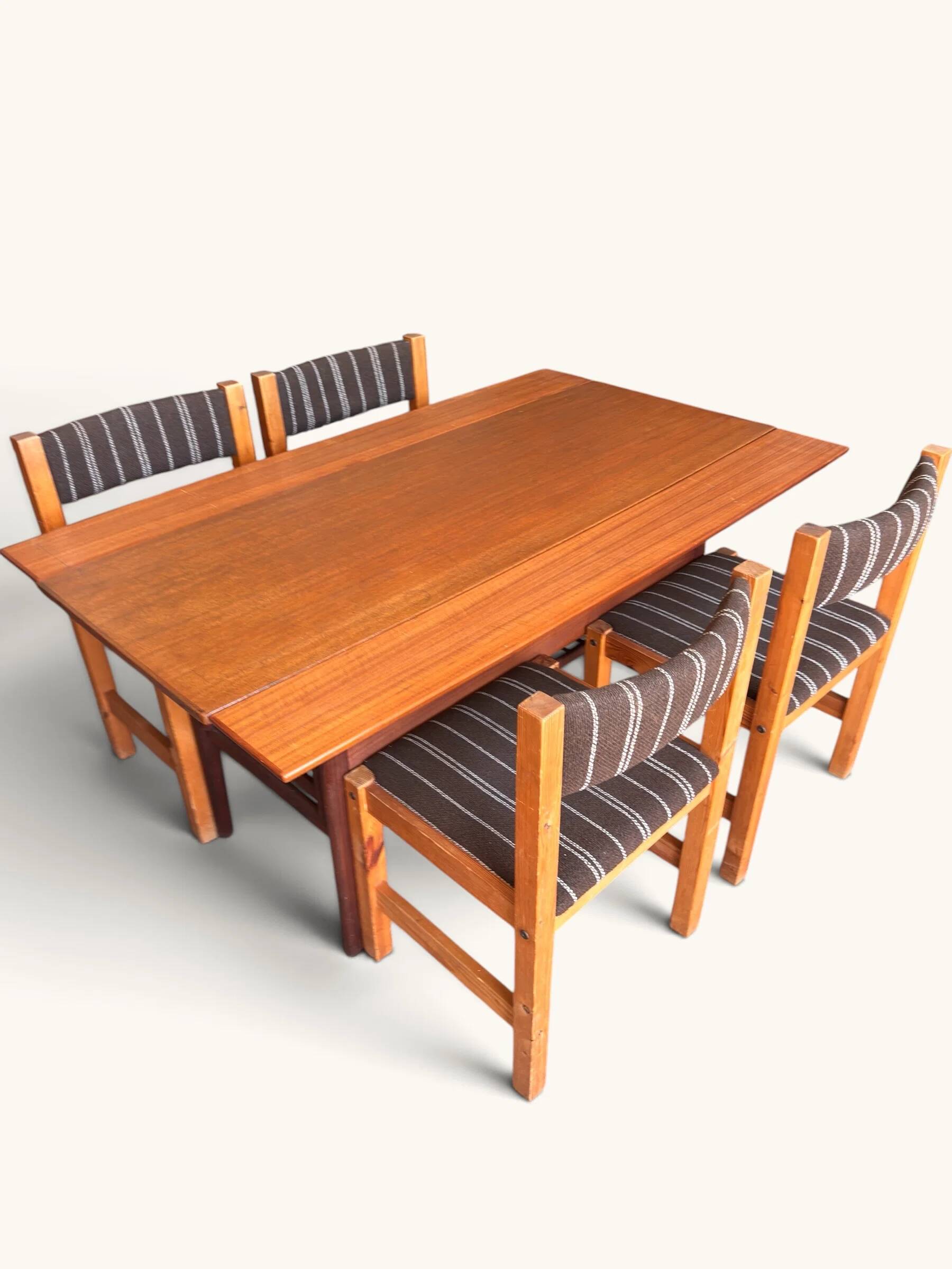 Vintage Mid-Century coffee table and dining table in one, Grete Jalk for Glostrup.