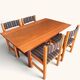Vintage Mid-Century coffee table and dining table in one, Grete Jalk for Glostrup.