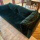 Canapé Calligaris en velours vert